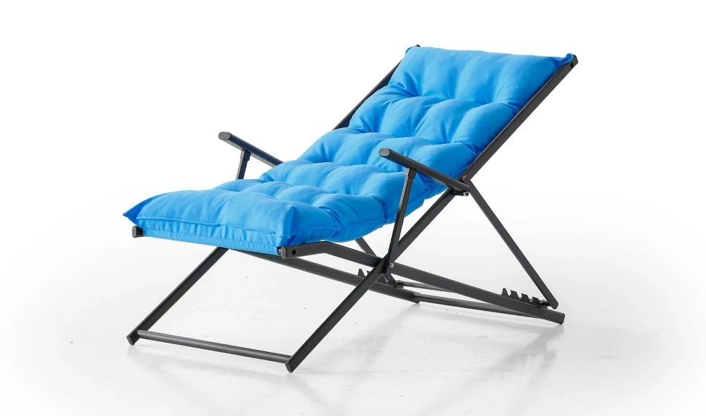 Sun Bed Kırmızı Katlanır Şezlong