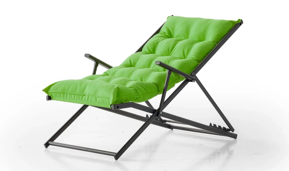 Sun Bed Kırmızı Katlanır Şezlong