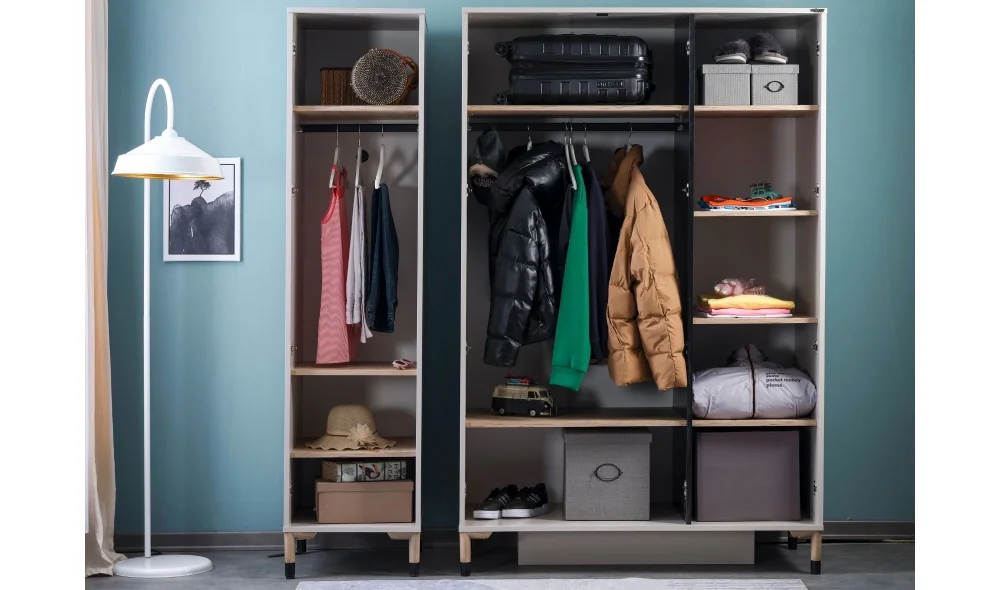 Lion Tek Kapaklı Dolap