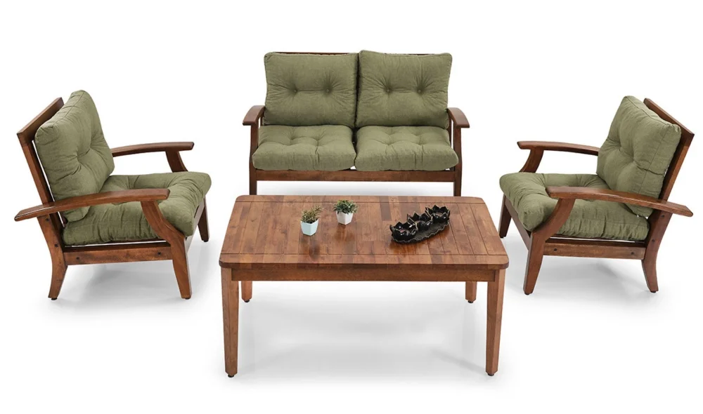 Teras Yeşil 5 Oturumlu Bahçe ve Balkon Takımı