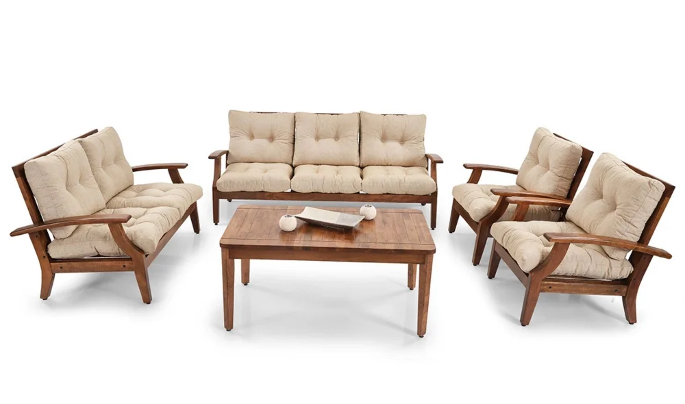 Teras Kahve 4 Oturumlu Bahçe ve Balkon Takımı