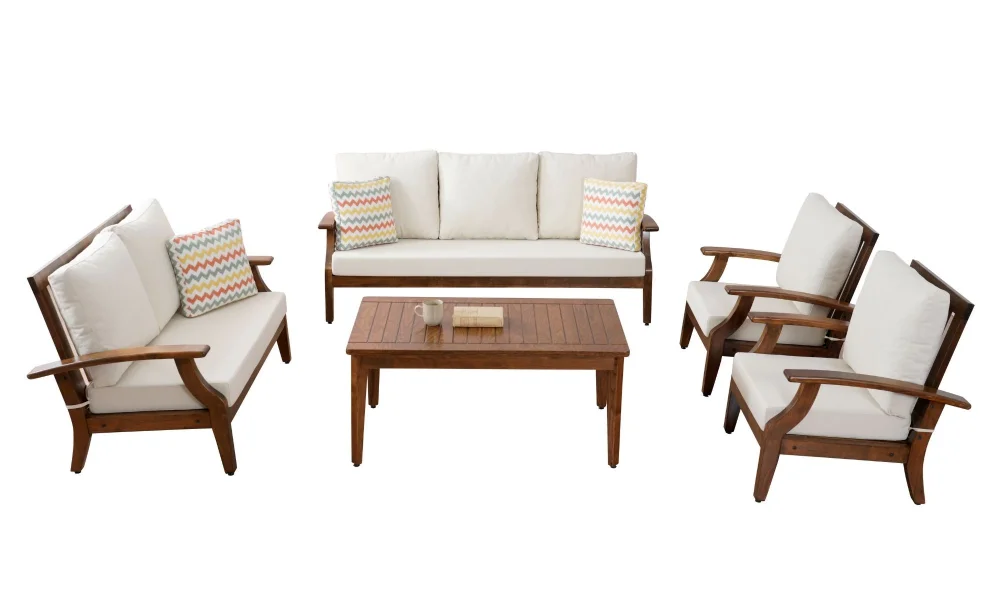 Teras Plus Bej 3+3 Oturumlu Bahçe ve Balkon Takımı