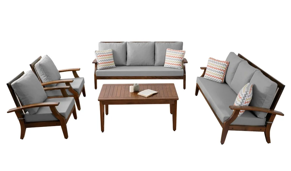 Teras Plus Gri 3+3 Oturumlu Bahçe ve Balkon Takımı