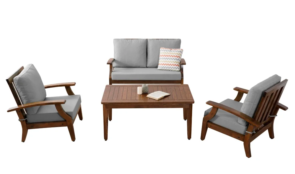 Teras Plus Gri 3+3 Oturumlu Bahçe ve Balkon Takımı