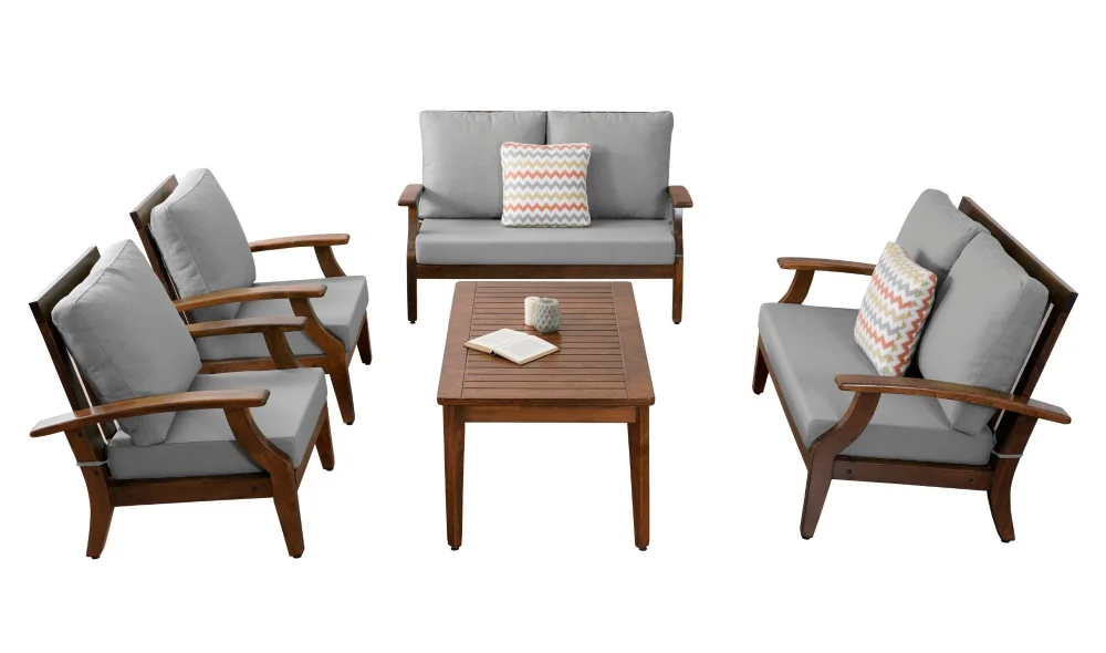 Teras Plus Gri 8 Oturumlu Bahçe ve Balkon Takımı