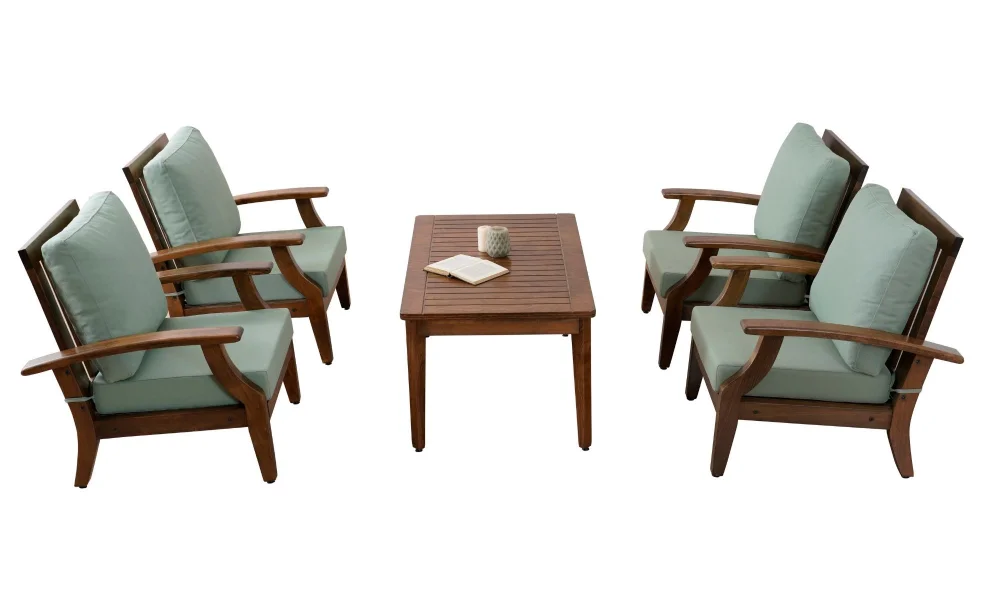 Teras Plus Yeşil 2+2 Oturumlu Bahçe ve Balkon Takımı