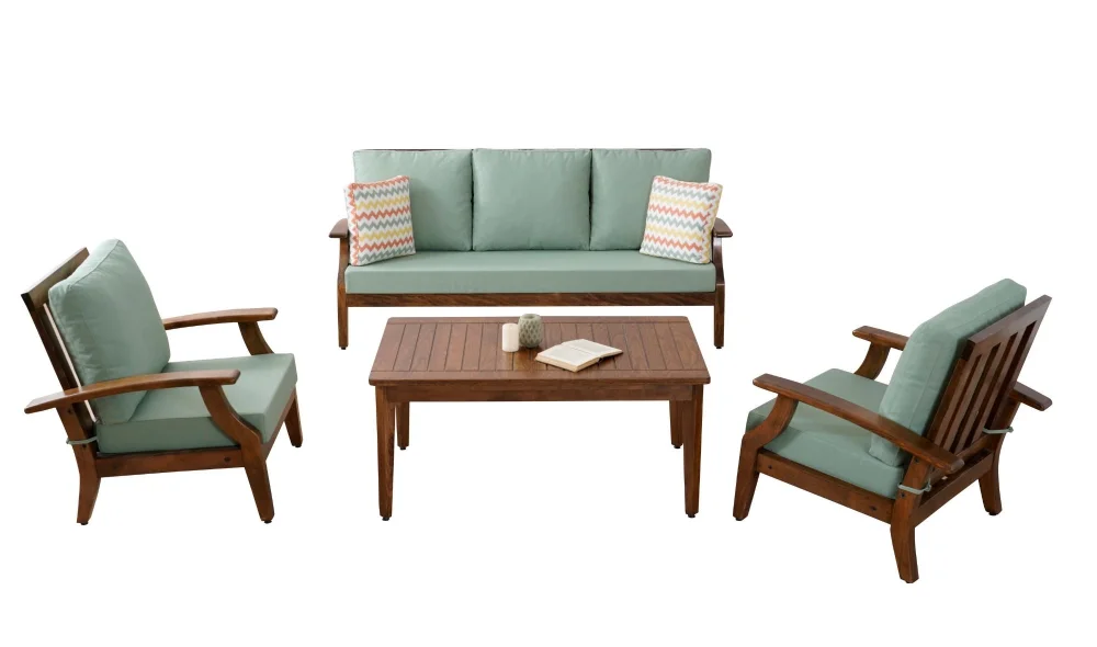 Teras Plus Yeşil 2+2 Oturumlu Bahçe ve Balkon Takımı