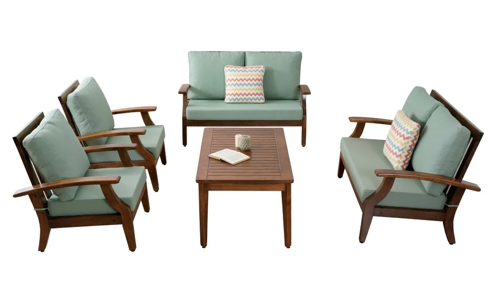 Teras Plus Yeşil 3+3 Oturumlu Bahçe ve Balkon Takımı