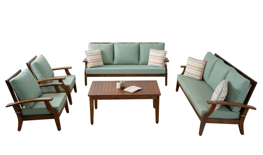 Teras Plus Yeşil 7 Oturumlu Bahçe ve Balkon Takımı