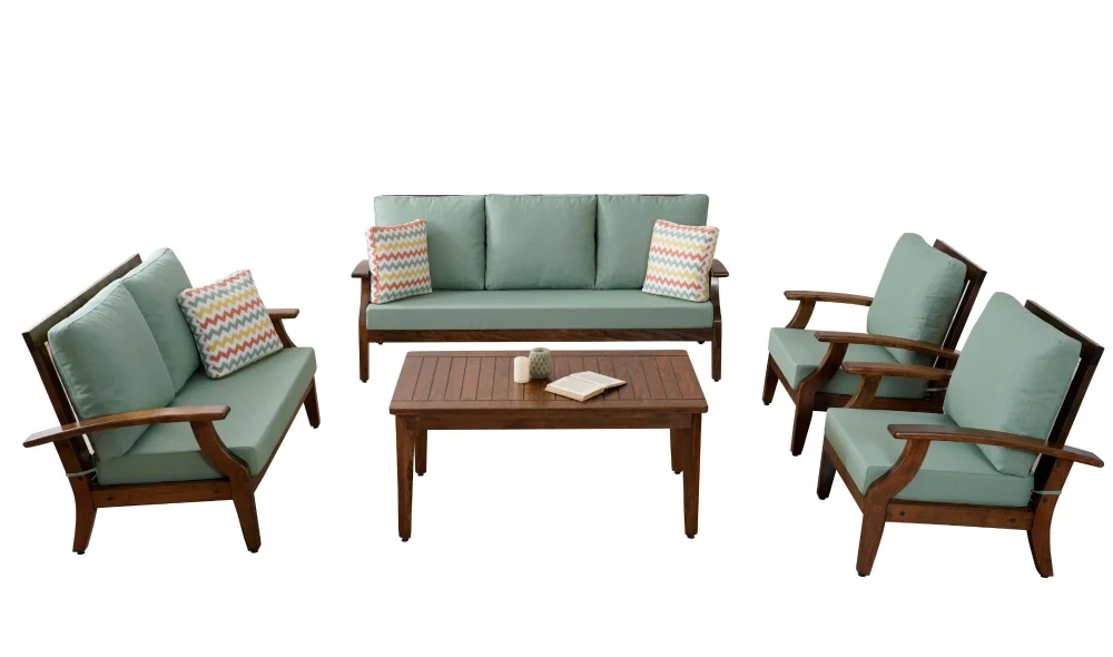 Teras Plus Yeşil 7 Oturumlu Bahçe ve Balkon Takımı