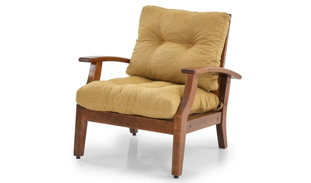 Teras Sarı 7 Oturumlu Bahçe ve Balkon Takımı