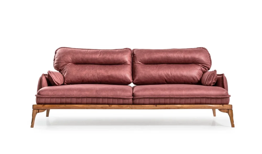 Tetra 3lü Koltuk (Bordo)