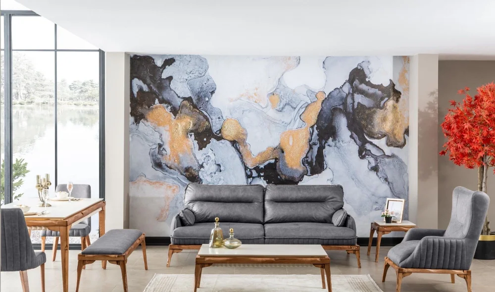 Tetra 3lü Koltuk (Gri)