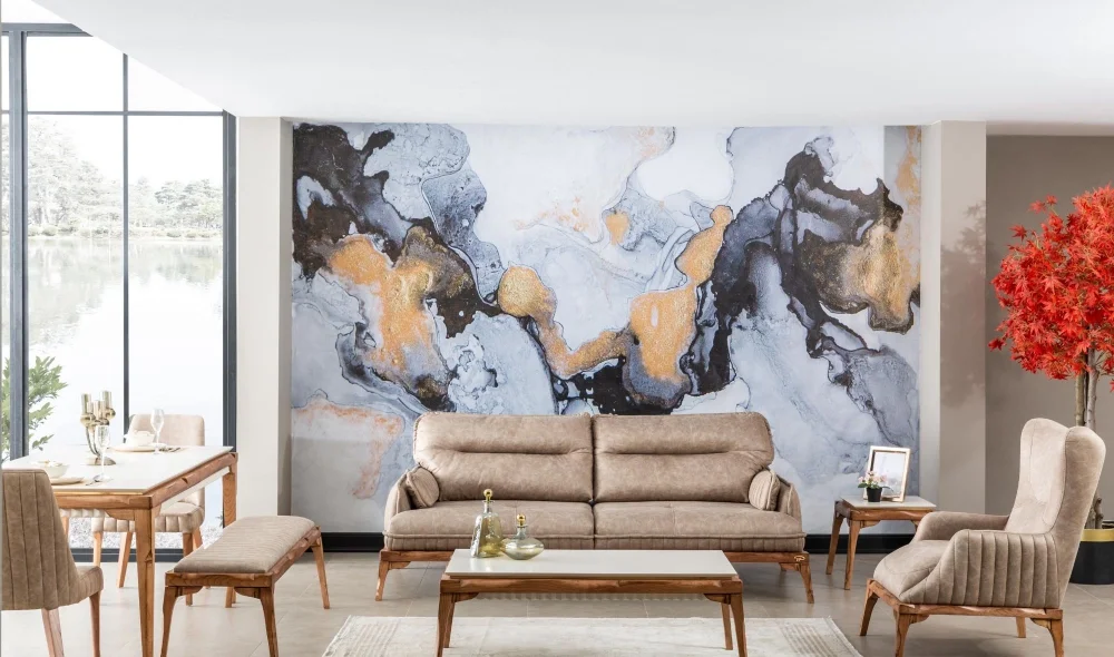 Tetra 3lü Koltuk (Cappuccino)