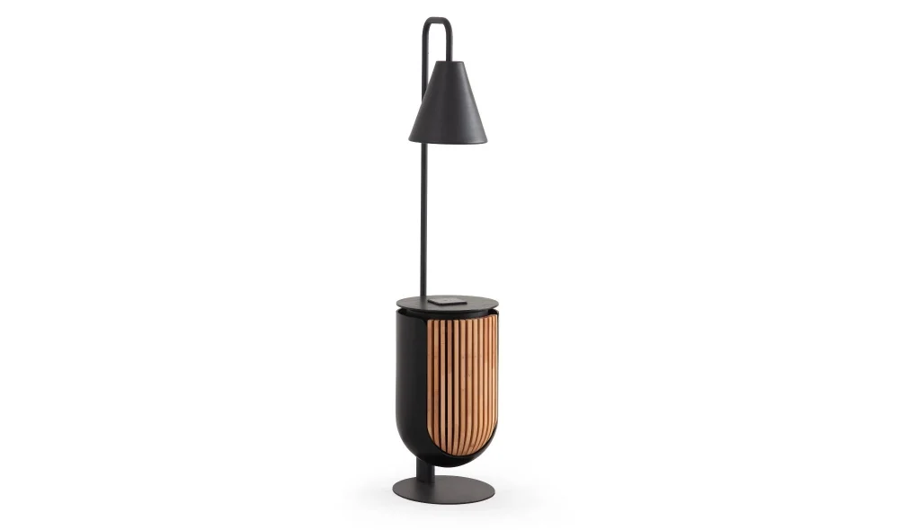 Tiesto Modern Çok Fonksiyonlu Lambader (Black)