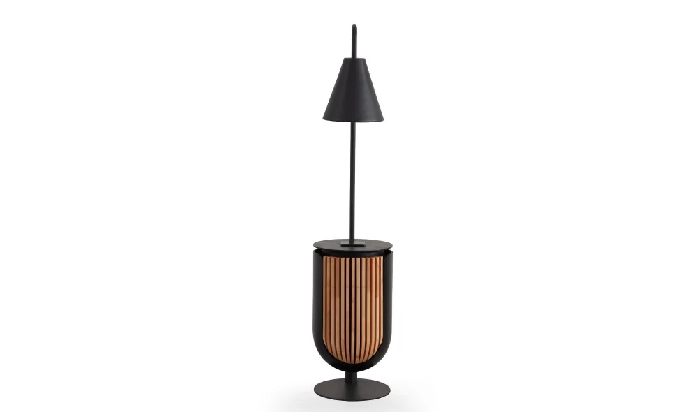 Tiesto Modern Çok Fonksiyonlu Lambader (Black)