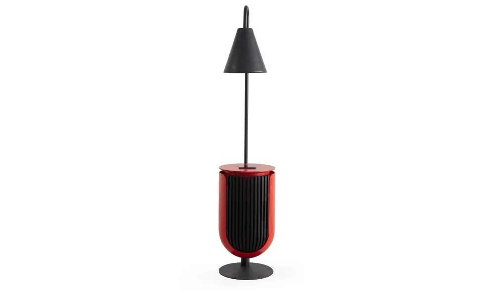 Tiesto Modern Çok Fonksiyonlu Lambader (Red)