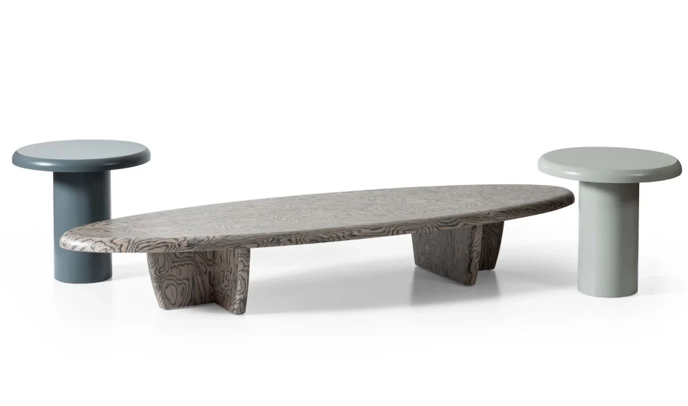 Titanic Gri Orta Sehpa Seti