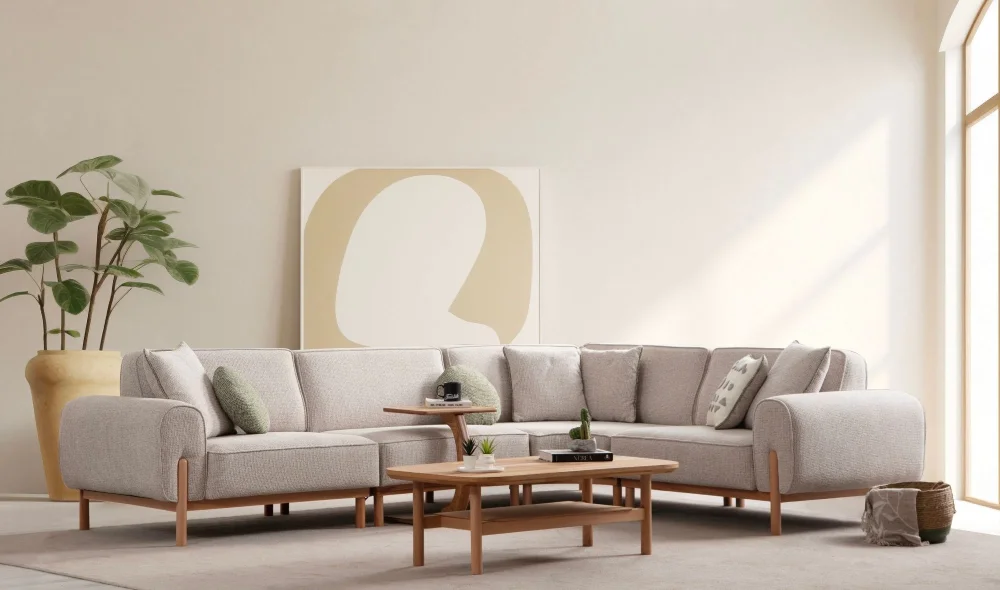 Toffi Köşe Koltuk Takımı (Large)