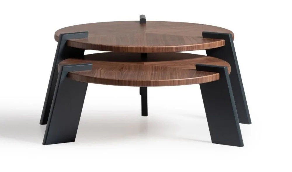 Twins Orta Sehpa Seti (Ceviz)