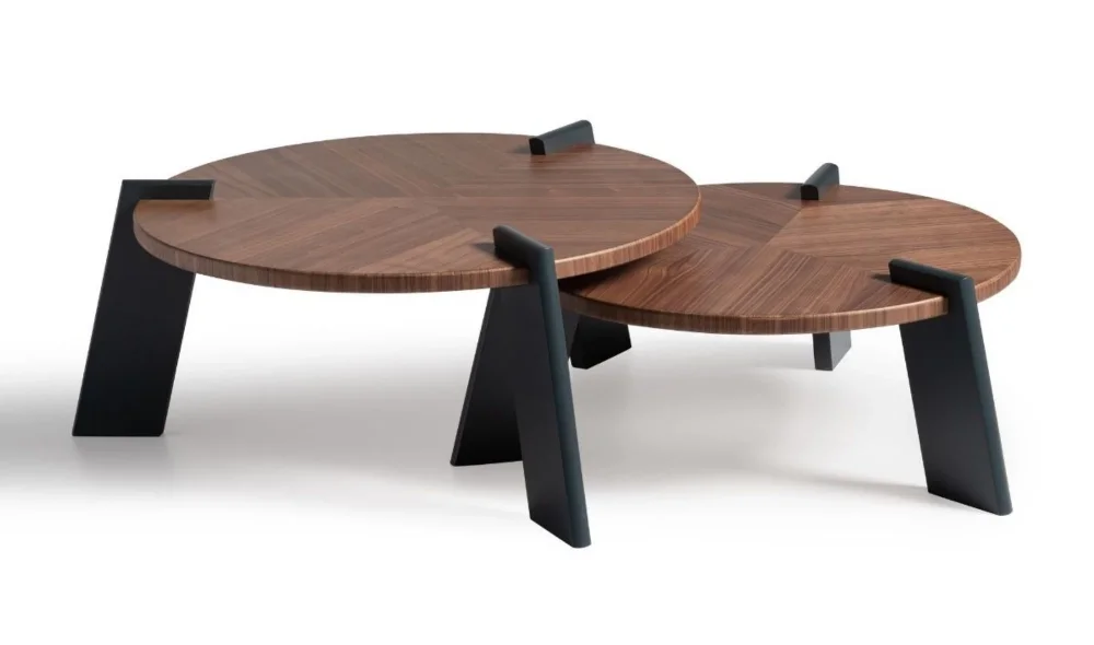 Twins Orta Sehpa Seti (Ceviz)