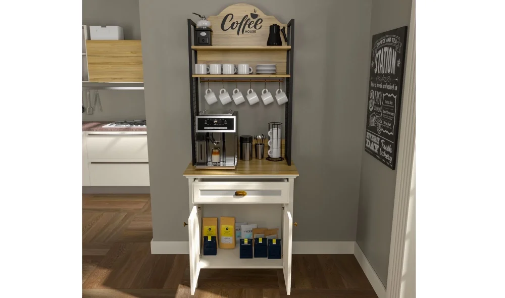 Vento Kahve Köşesi Dolabı