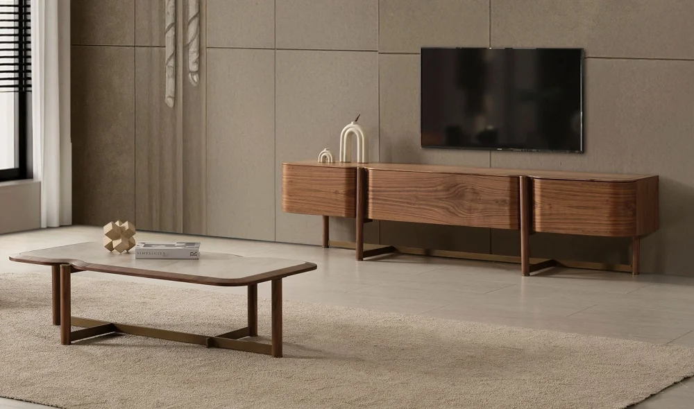 Vesper Ceviz Tv Sehpası