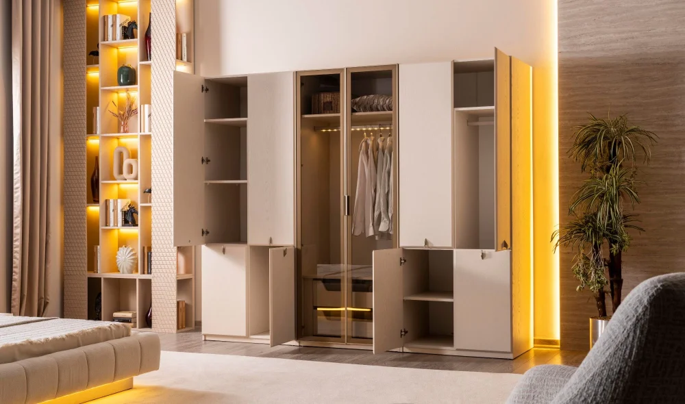 Viral 6 Kapaklı Gardrop