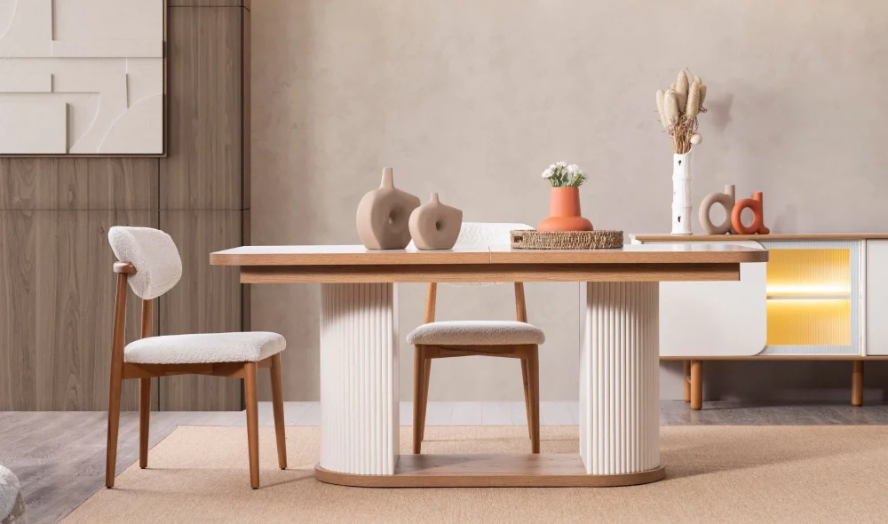 Virjin Yemek Masası Takımı