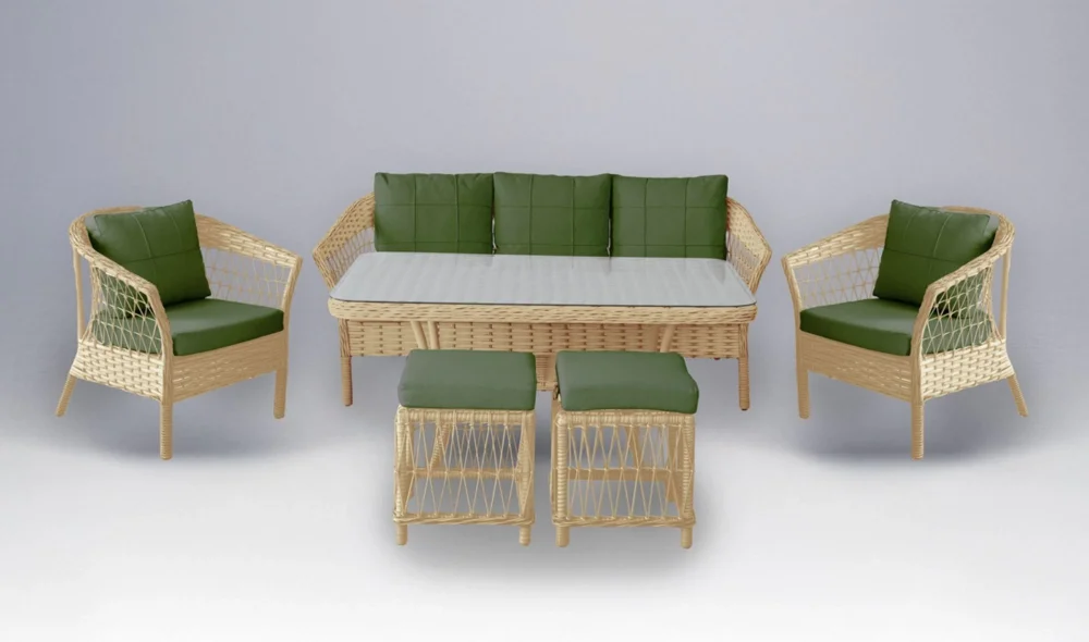 Zigana Camel Üçlü Bahçe ve Balkon Takımı