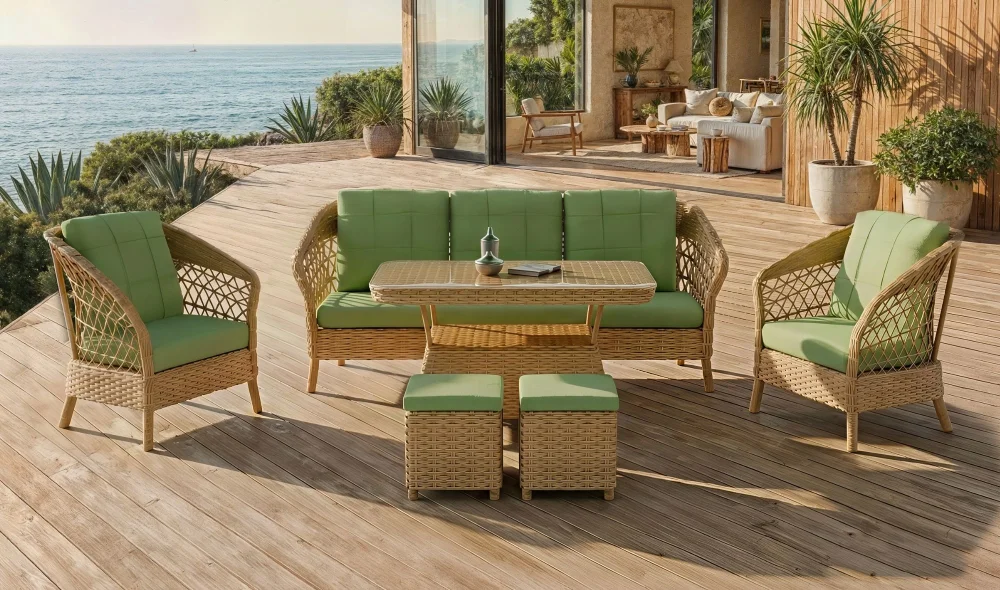 Zigana Camel Üçlü Bahçe ve Balkon Takımı