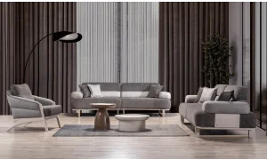 Alp Gri Koltuk Takımı