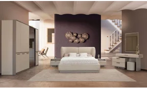 Pastel Bazasız Karyola (160x200)