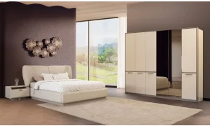 Pastel Bazalı Karyola (180x200)