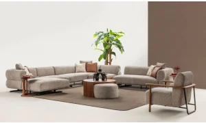 Cassaro Dinlenmeli Köşe Koltuk Takımı