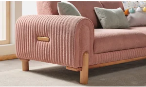 Coco Pembe 3lü Koltuk