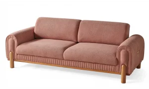 Coco Pembe 3lü Koltuk