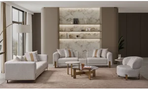 Ares Sehpalı 3lü Koltuk