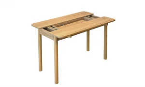 Rondo Mini Açılır Mutfak Masası Takımı - Karina Meşe Lacivert Renk