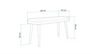 Rondo Mini Açılır Mutfak Masası Takımı - Karina Meşe Gri Renk