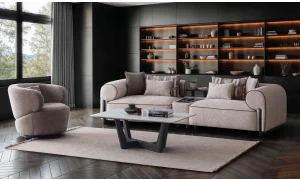 Harbor Şarj Üniteli 3lü Koltuk