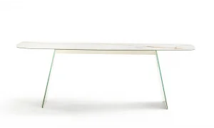 Divinia Beyaz Seramik Yemek Masası