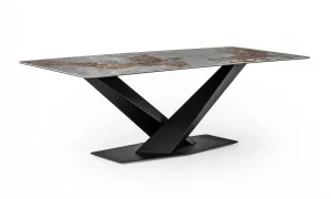 Mateo Stand Seramik Yemek Masası