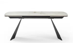 Volare Beyaz Seramik Yemek Masası