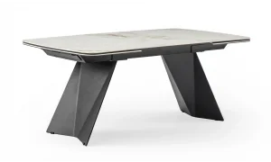 Volare Beyaz Seramik Yemek Masası