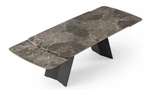 Volare Siyah Seramik Yemek Masası