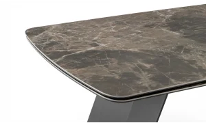 Volare Siyah Seramik Yemek Masası