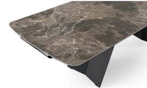 Volare Siyah Seramik Yemek Masası