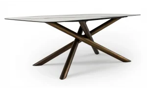 Luna Antik Seramik Yemek Masası