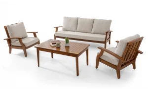 Teras Natura Gri 5 Oturumlu Bahçe ve Balkon Takımı